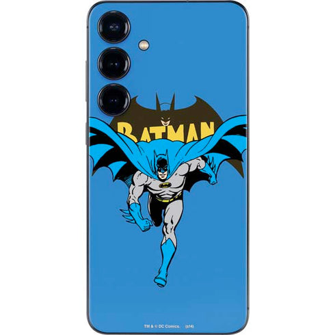 DC Comics Batman Vintage Action Pose Galaxy S25 Skin